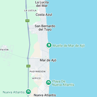 Mar de Ajo surf map