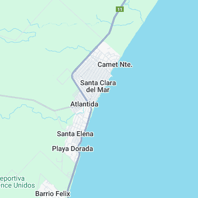 Santa Clara surf map