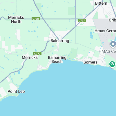 Balnarring Point surf map