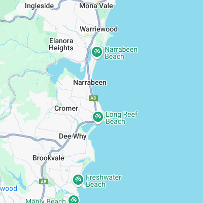 Collaroy End surf map