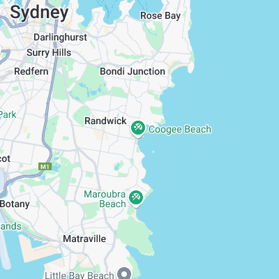 Coogee surf map