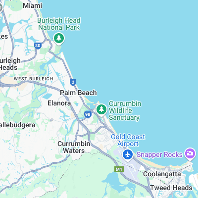 Currumbin surf map