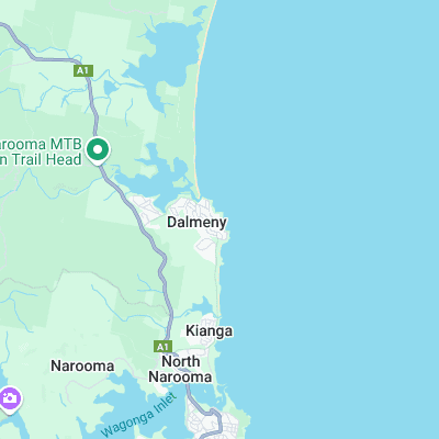 Dalmeny Point surf map