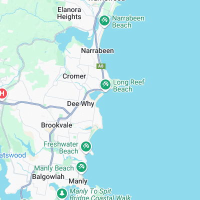 Dee why surf map