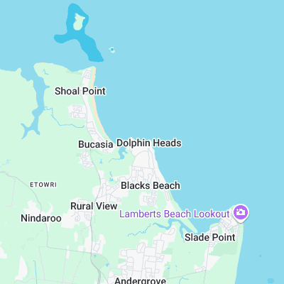 Eimeo surf map