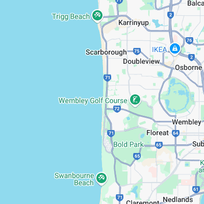 Floreat Groyne surf map