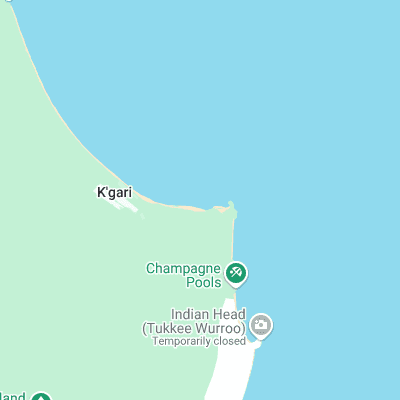 Fraser Island surf map