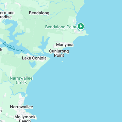 Green Island surf map