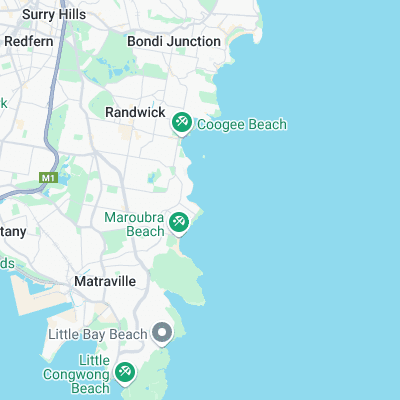 Honeycomb surf map