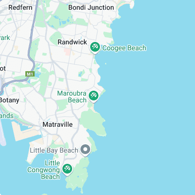 Maroubra North End Point surf map