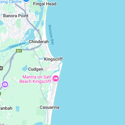 South Beach surf map