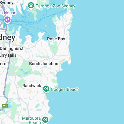 South Bondi surf map