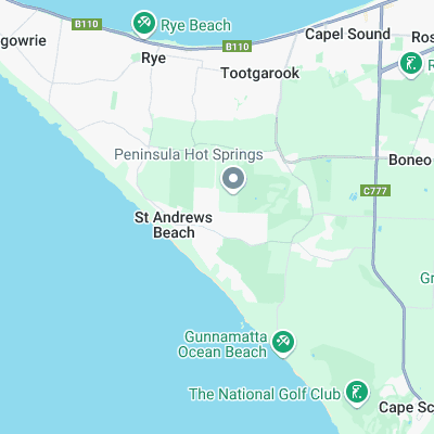 St Andrews Beach surf map