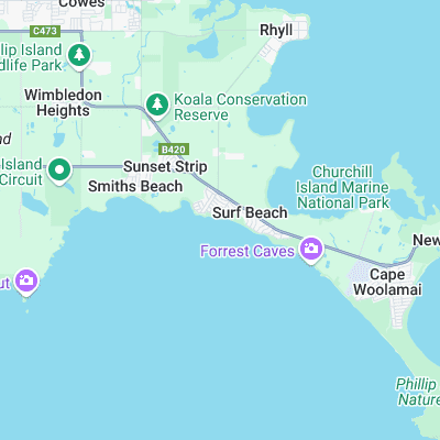 Surfies Point surf map
