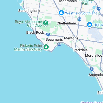 Table Rock surf map