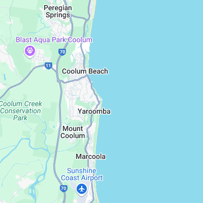 Yaroomba surf map