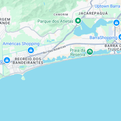 Barra da Tijuca surf map