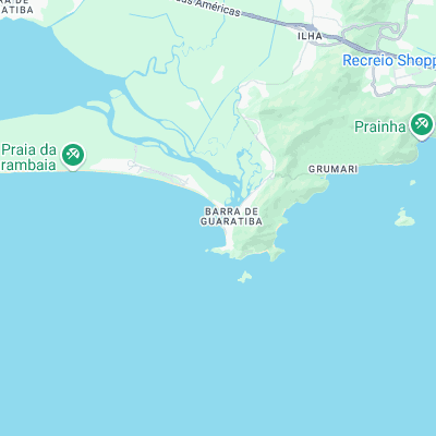 Barra de Guaratiba surf map