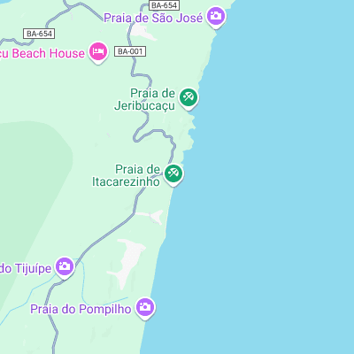 Itacarezinho surf map