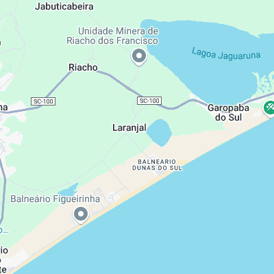 Jaguaruna surf map