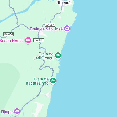 Jeribuca surf map