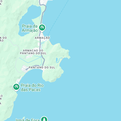 Lagoinha do Leste surf map