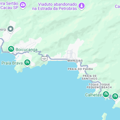 Maresias surf map