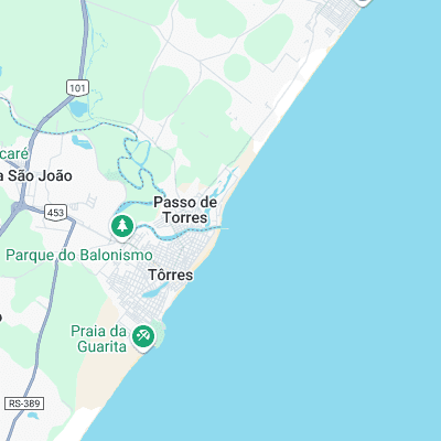 Passo de Torres surf map