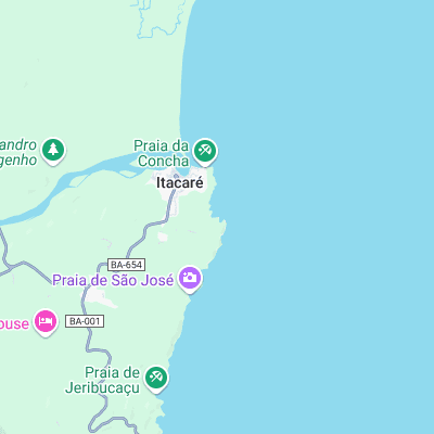 Praia da Resende surf map