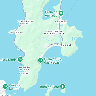 Praia dos Açores surf map