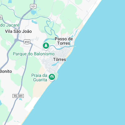 Prainha surf map