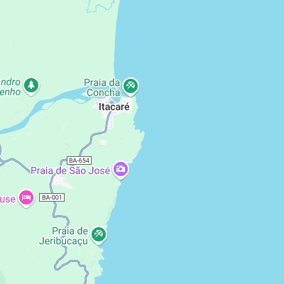 Prainha surf map