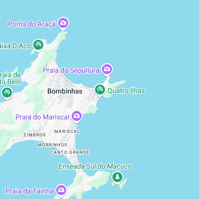 Quatro Ilhas surf map