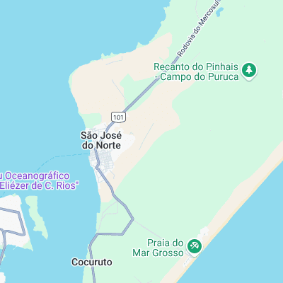 Sao Jose do Norte surf map