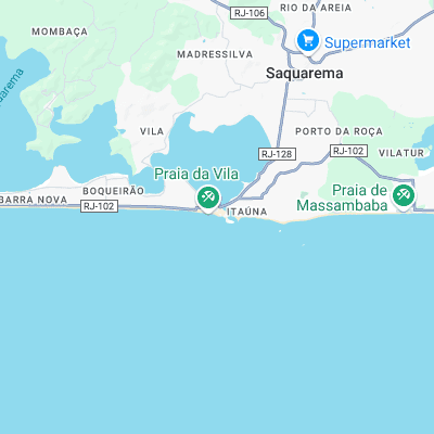 Saquarema - Praia da Vila surf map