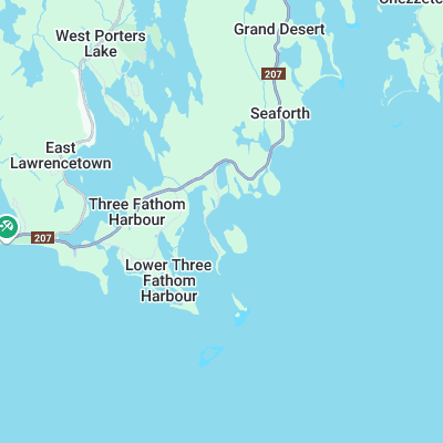 Fisherman's Reserve surf map