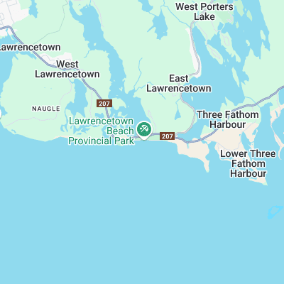 Lawrencetown surf map