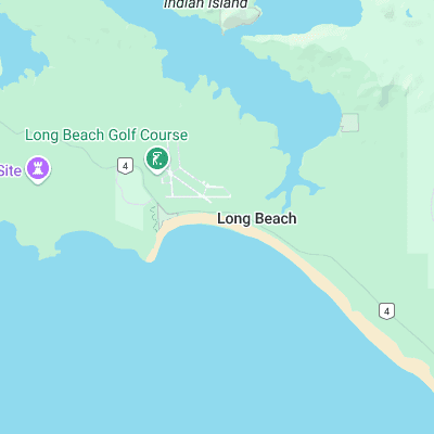 Long Beach surf map