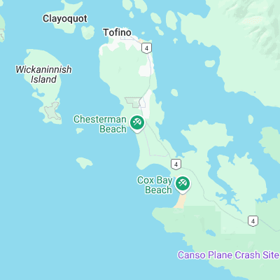 Tofino surf map