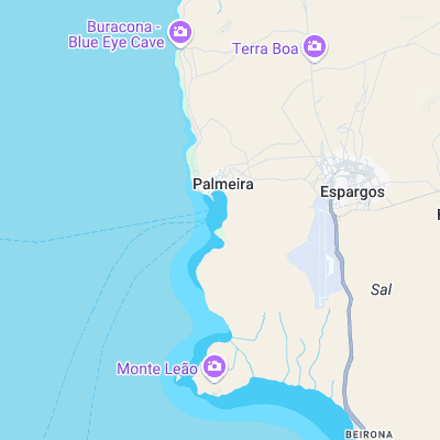 Palmeira surf map