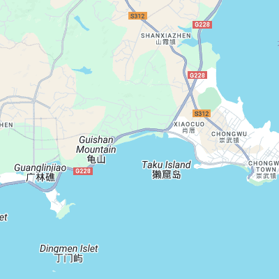 Qingshan Wan, Fujian surf map