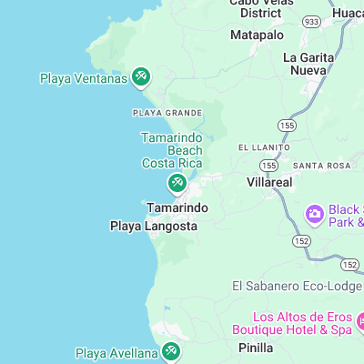 El Estero surf map