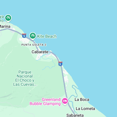 Cabarete surf map