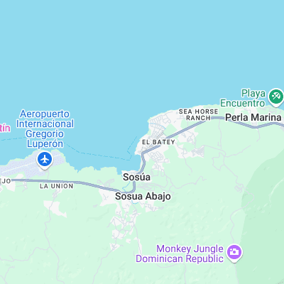 Sosua surf map