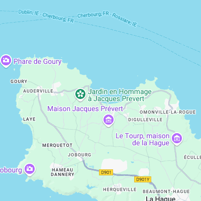 Anse st Martin surf map