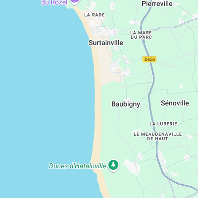 Baubigny surf map