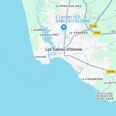 La Baie des Sables surf map