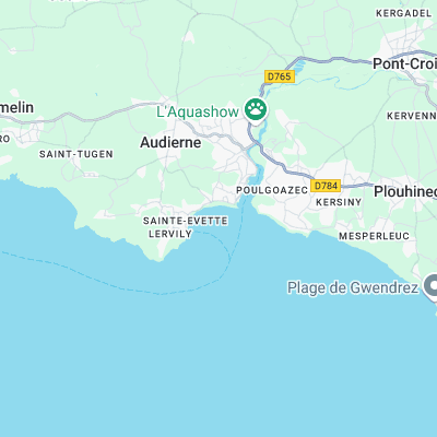 La Gamelle surf map