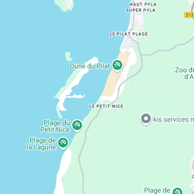 La Lagune surf map