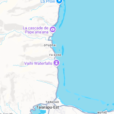 Faaone surf map